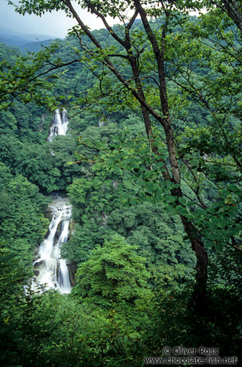 High waterfall near Nikko