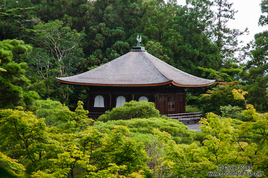 Kyoto Ginkakuji Temple roof