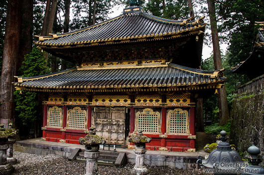 The Kyozo, a storehouse for sutras in the Nikko temple complex
