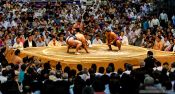Travel photography:Ring at the Nagoya Sumo Tournament, Japan