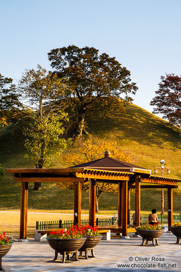 Burial mounds in Gyeongju