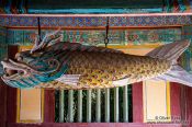 Travel photography:Bulguksa Temple facade detail, South Korea
