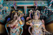 Travel photography:Bulguksa Temple guardians, South Korea