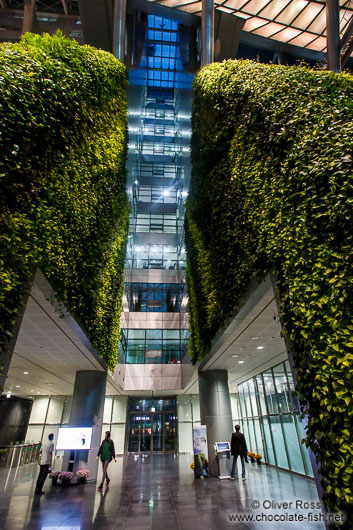 The Green Wall inside the Seoul City Hall