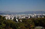 Travel photography:Seoul panorama from Samcheonggak, South Korea