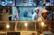 Travel photography:Food stall at the Seoul night market, South Korea