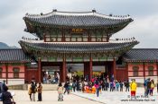 Travel photography:Seoul Gyeongbokgung palace, South Korea