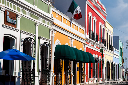 Colonial houses in Villahermosa