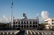 Travel photography:Main square in Villahermosa, Mexico