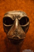 Travel photography:Mask at the Mexico City Anthropological Museum, Mexico
