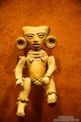 Travel photography:Small figure at the Mexico City Anthropological Museum, Mexico