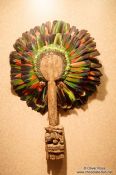 Travel photography:Ceremonial staff of Moctezuma at the Mexico City Anthropological Museum, Mexico