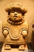 Travel photography:Sculpture at the Mexico City Anthropological Museum, Mexico