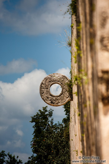 Pelota ring at the Chichen Itza archeological site