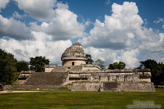 The ancient astronomical observatory at the Chichen Itza archeological site