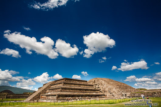 Temple of Quetzalcoatl at the Teotihuacan archeological site