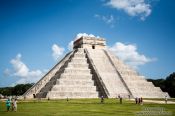 Travel photography:The main pyramid at the Chichen Itza archeological site, Mexico