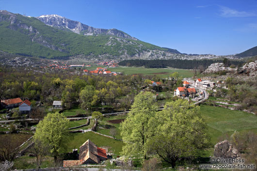 Landscape between Kotor and Lovcen National Park