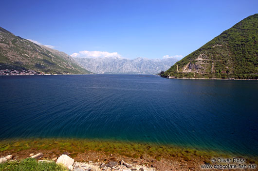 View of the Boka Kotorska bay near Perast