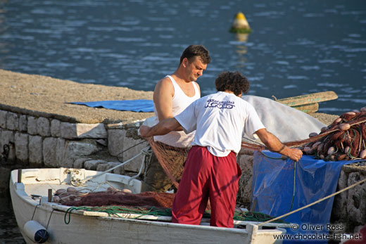 Fishermen in Perast