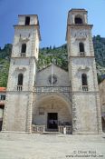 Travel photography:Church of Sveti Tripuna in Kotor, Montenegro