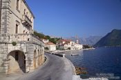 Travel photography:Perast waterfront, Montenegro