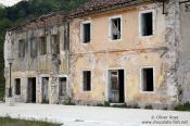 Travel photography:Abandoned houses in Rijeka-Crnojevica, Montenegro