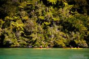 Travel photography:Kayakers in the Abel Tasman National Park, New Zealand