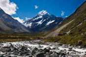 Travel photography:View of Mt Cook in Mount Cook National Park, New Zealand