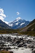 Travel photography:View of Aoraki/Mount Cook in Mount Cook National Park, New Zealand