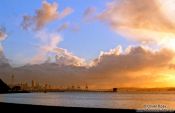 Travel photography:Sunset over Auckland, New Zealand