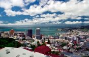 Travel photography:Panorama of Wellington City, New Zealand