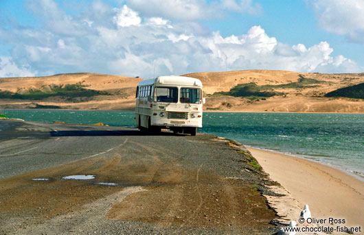 School Bus at the Hokianga inlet