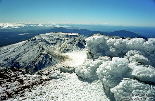 Ice Formations on Mt Ngauruhoe