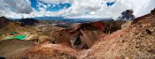 Travel photography:Red Crater and Emerald Lakes in Tongariro National Park, New Zealand