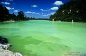 Travel photography:Thermal pool in the Waiotapu volcanic area, New Zealand