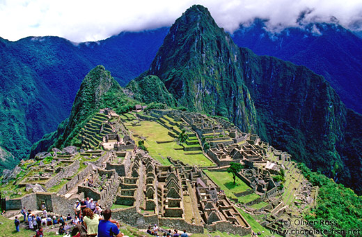 The old Inca city of Machu Picchu