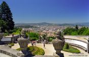 Travel photography:View from the Sanctuary of Bom Jesus do Monte in Braga, Portugal