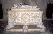 Travel photography:Tomb inside the Mosteiro dos Jeronimos, Portugal