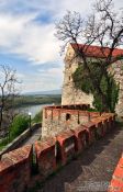 Travel photography:Bratislava castle above the Danube river, Slovakia