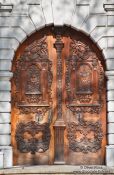 Travel photography:Door in Bratislava´s city centre, Slovakia