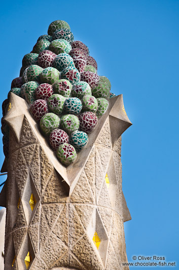 Barcelona Sagrada Familia towers outside