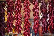 Travel photography:Dried chili peppers in Bilbao, Spain