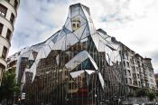 Travel photography:Modern building in Bilbao by Coll-Barreu architects, Spain