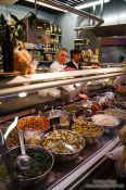 Travel photography:Stall at the Bilbao food market, Spain