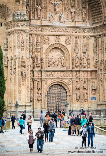 Facade of the Convento de San Esteban in Salamanca 