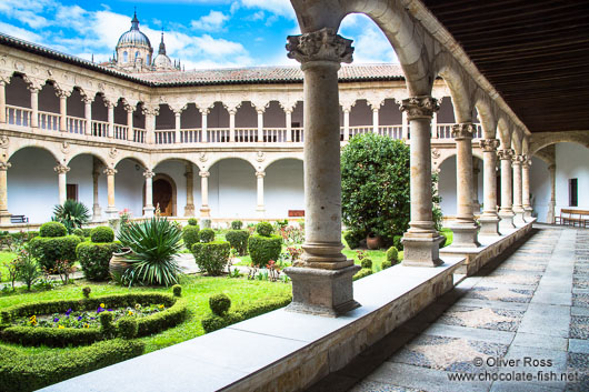 Interiour courtyard of the Convento de las Dueñas in Salamanca