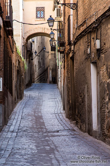 Medieval street in Toledo