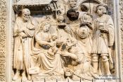 Travel photography:Avila Cathedral Relief, Spain
