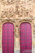 Travel photography:The Puerta del Perdon in Salamanca Cathedral, Spain